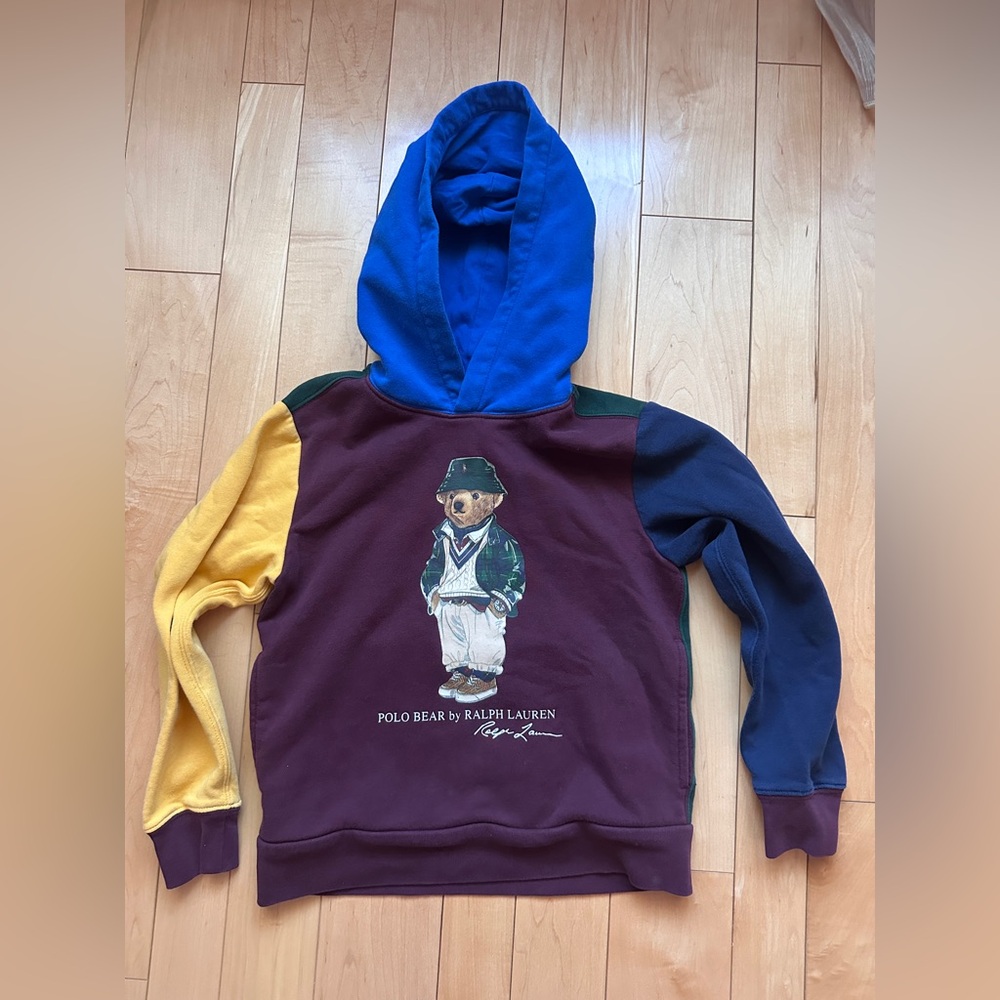Polo Ralph Lauren swears hoodie Teddy Bear suze 8 p
